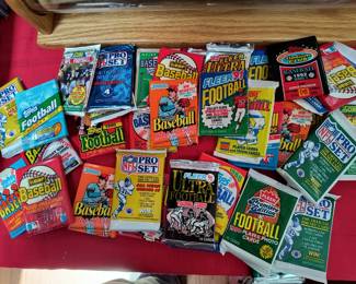 Lots of Sports Packs Of Cards