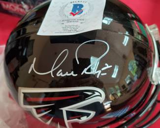 Signed Football Helmet
