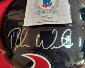 Signed Football Helmet