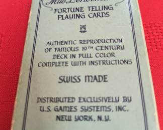 Vintage Fortune Cards