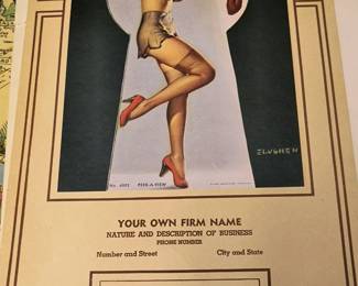 1949 Risque Calendar