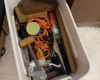 Some of the tools- antique and useful!