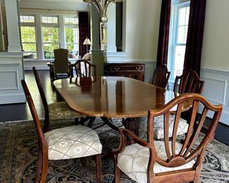 Baker Historic Charleston  dining table and chairs