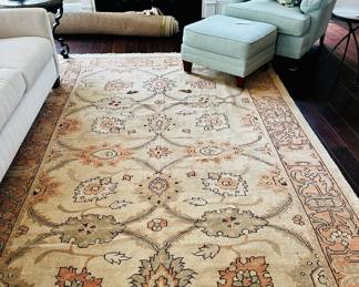 Vintage Tabriz Hand woven rug.  6'10' x 11'4"
