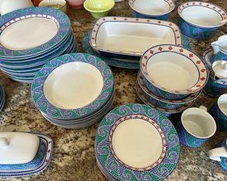 Dansk "Mosaic Wave" dinnerware