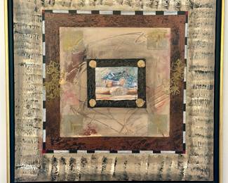 "Still Life Series V" Mixed media on canvas