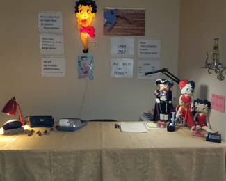 Betty Boop Items are NOT FOR SALE...