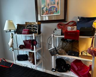 Handbags include Bottega Veneta, Louis Vuitton, Prada, Reed Krakoff, Salvatore Ferragamo, Wendy Stevens, Shinola 