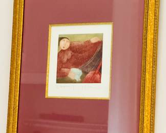 Eng Tay, "Companion" lithograph signed & numbered