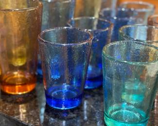 Fire and Light Recycled Glassware