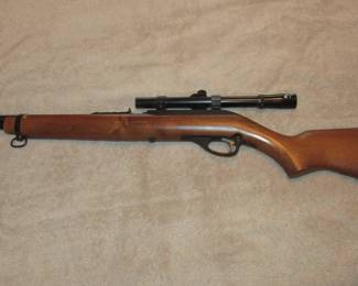 22 rifle with scope- Marlin Firearms Co Model 75C   There are no discount on guns