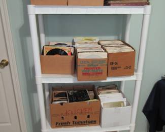 Over 500 vinyl 45's