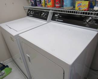 Speed Queen washer and dryer- these will be sold as a set