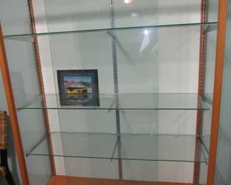 Nice large display cabinet ready for your collection of...