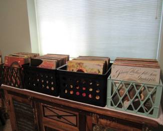 Over 300 vinyl albums