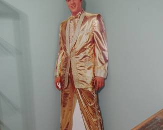 Elvis is in the building! Lifesize cardboard cutout.