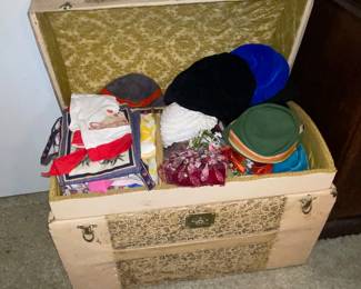 Vintage Ladies hats and aprons