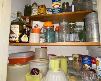 Vintage Jars, Vintage Tupperware 