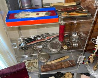 Vintage Lighters, Knives, Straight Razors, Coins, Watches 