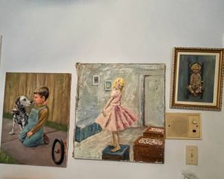 Hand-painted Children Canvas 