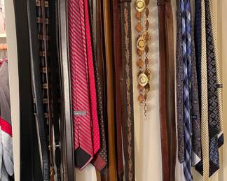 Mens Ties and Belts