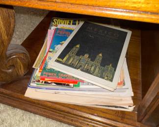 Travel magazines and Books