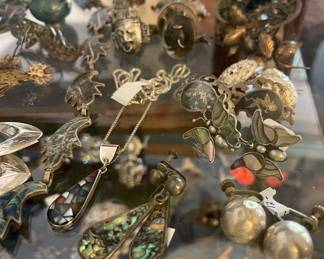 Sterling Necklace  & Pendant  Some sterling still left