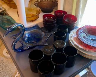 Ruby Glass, Glass Swans