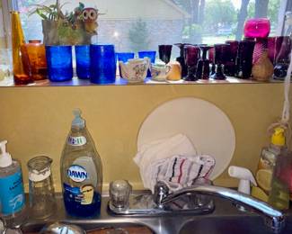 Cobalt and Amethyst Glass