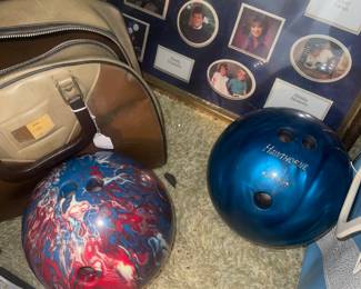 Vintage bowling balls