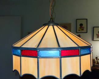 Stained Glass Hanging Light