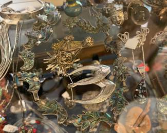 Silver Earrings, Silver Cufflinks 