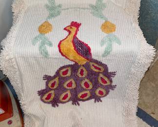 Peacock Chenille Rug  