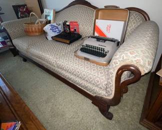 Swan Neck Victorian Sofa