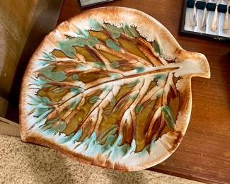 Large Dryden Pottery Leaf