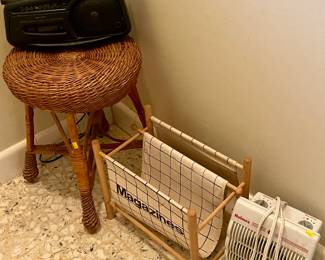 Wicker stool, 