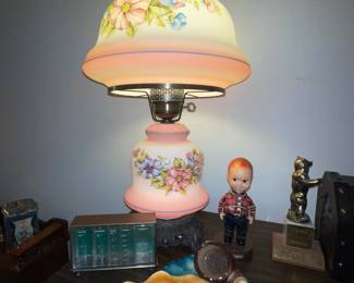 Gone with Wind Lamp, Vintage Coin Holder 