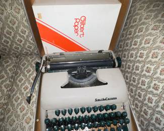 Smith Corona  Green Keys Typewriter 