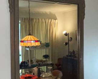 Ornate Mirror Came out of the Rice Hotel in Houston before big renovation #1