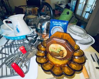 Egg plates, Vintage Utensils 