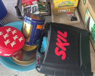 Tins, Saw, Misc