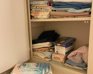 Vintage Sheets, Embroidered Pillowcases 