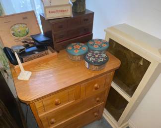 Nightstand, Eye Glasses, Wooden Jewelry Box, Display Box