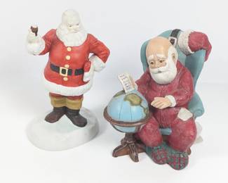 Vintage Santa Claus Figurine Set