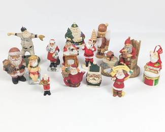Santa Claus Figurine Collection - Mixed Styles and Themes
