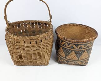 Vintage Handwoven Baskets