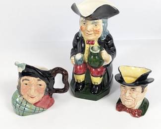 Hand Painted Toby Jugs Collection