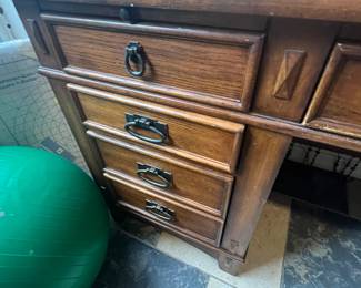 Available for pre-sale now. Oak Arts & Crafts style office desk $35.00. Call 407-590-8471 to view/purchase.