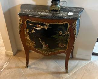 Available for pre-sale now. Antique MCM Asian style marble top commode $375.00 each. Call 407-590-8471 to view/purchase.