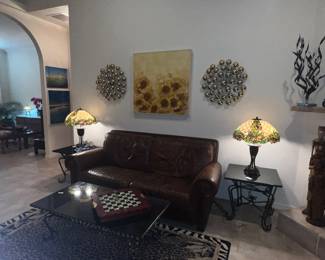 Leather sofa is Not for sale. 